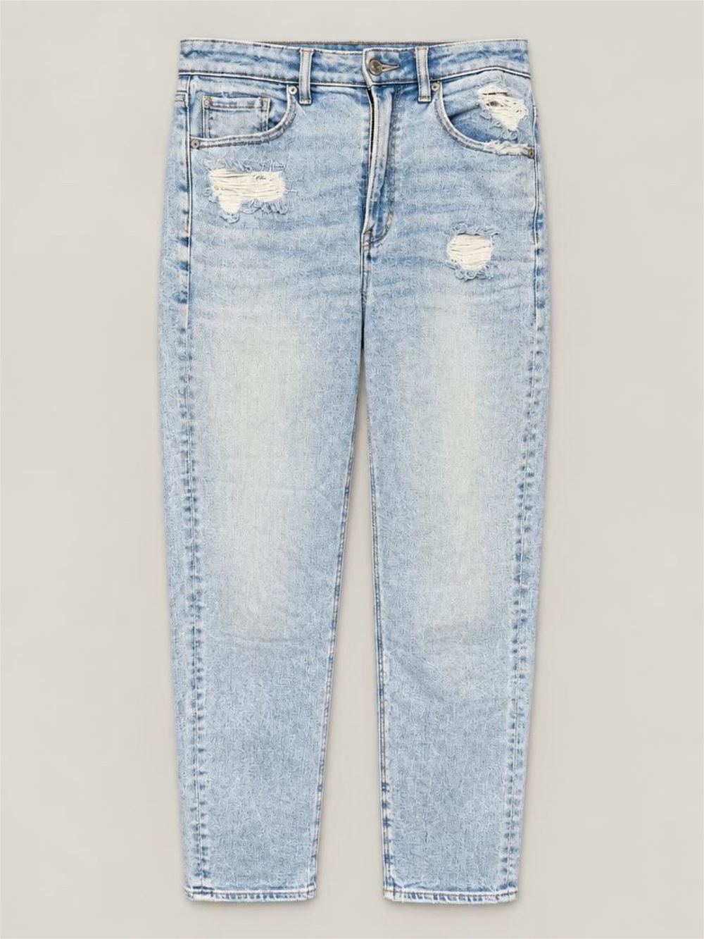 American Eagle Outfitters Light Blue Distressed Boyfriend Jeans 6